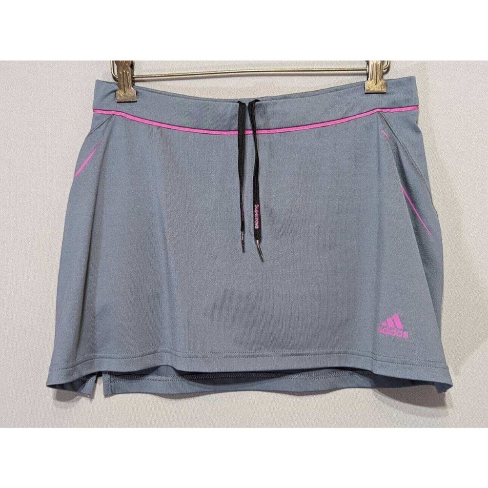 Adidas Womens Golf Rangewear Gray Pink Skorts Skirts Size Small Fast Shipping